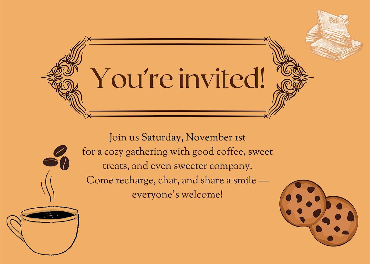 Arab Coffee and Sweets Social Event