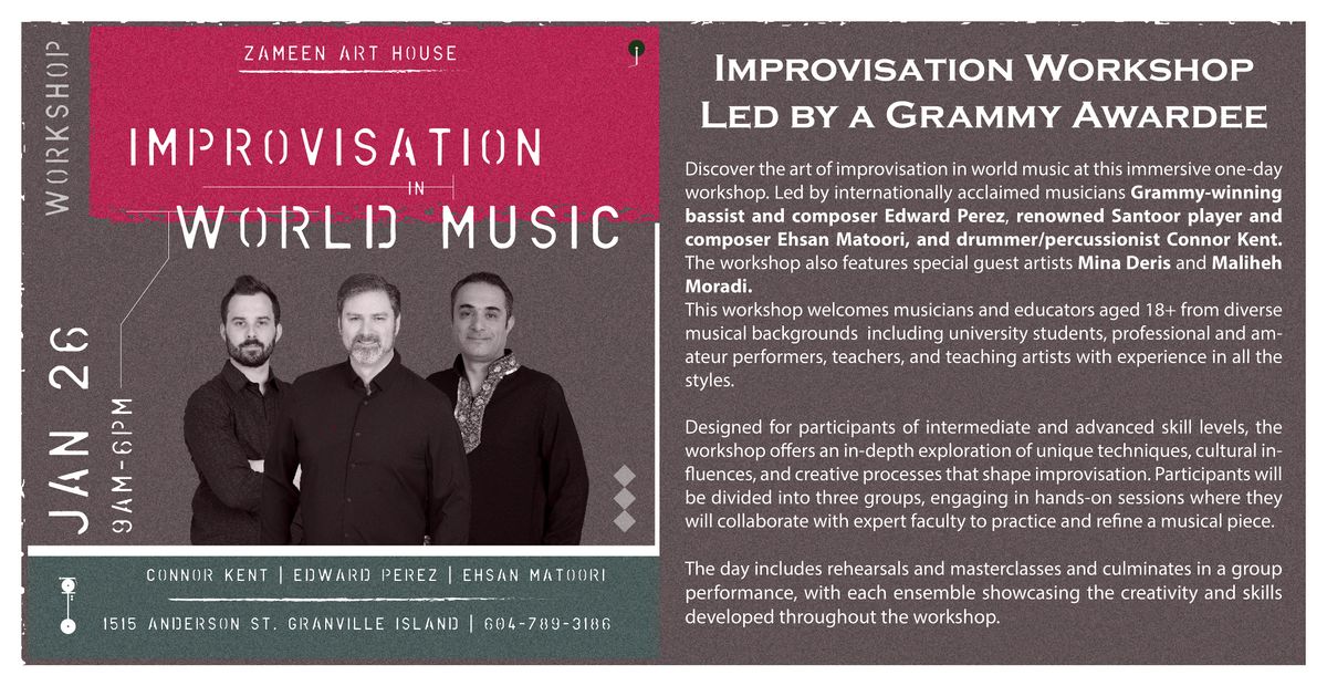 Improvisation Workshop Led by a Grammy Awardee