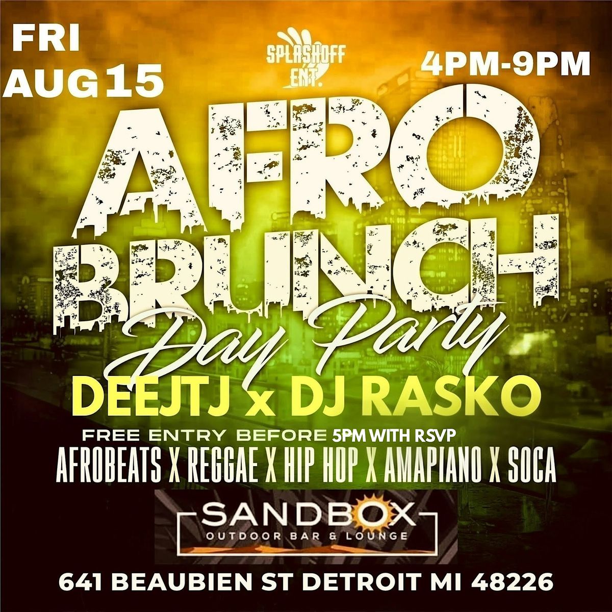 Afro brunch Day party