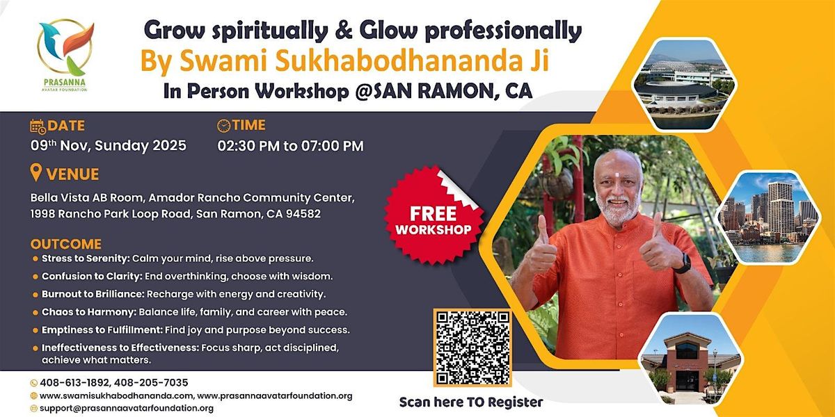 Grow Spiritually & Glow Professionally By Swami Sukhabodhananda Ji