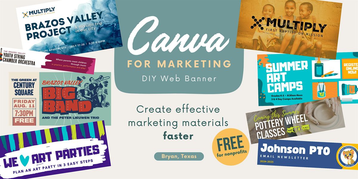 Canva for Marketing: DIY Web Banner