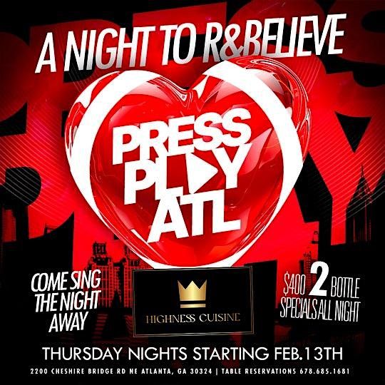 $1000 TWERK CONTEST! ATL'S OFFICIAL R&B THURSDAY! PRESS PLAY ATL!!