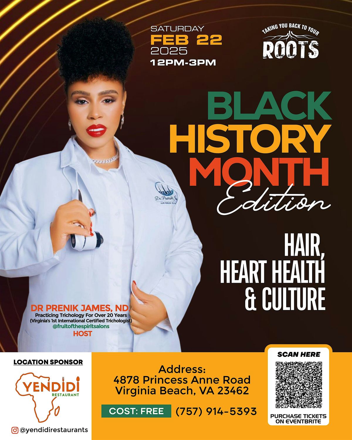 TAKING YOU BACK TO YOUR ROOTS BLACK HISTORY HAIR, HEART HEALTH & CULTURE