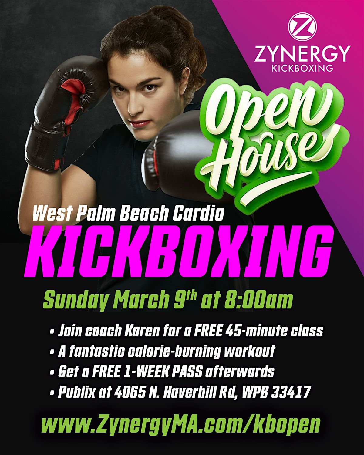 Cardio Kickboxing Open House & Free Class in WPB