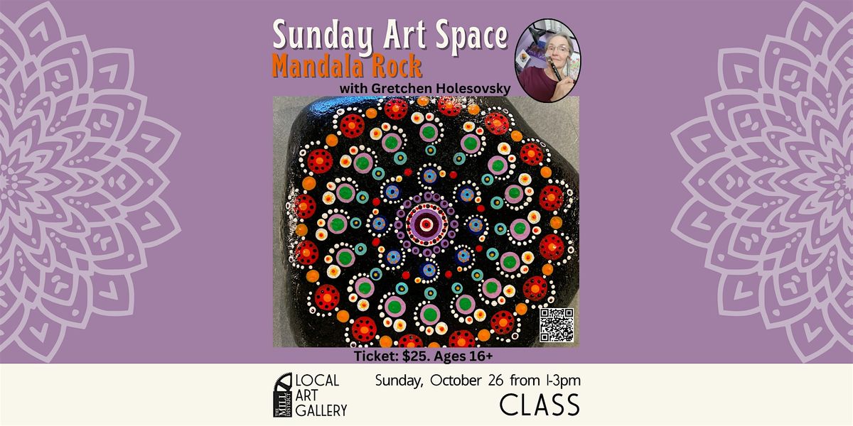 Mandala Rock Painting with Gretchen Holesovsky