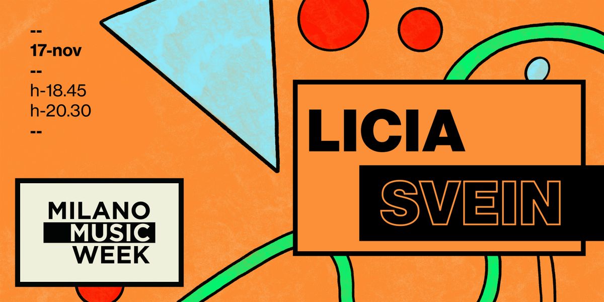 Licia Svein Live @ Alveare Culturale Studio ETS - Milano Music Week 2025