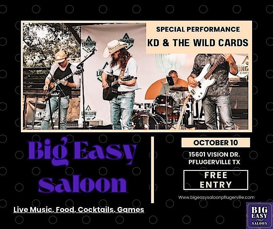 Big Easy Saloon Presents KD & The Wild Cards