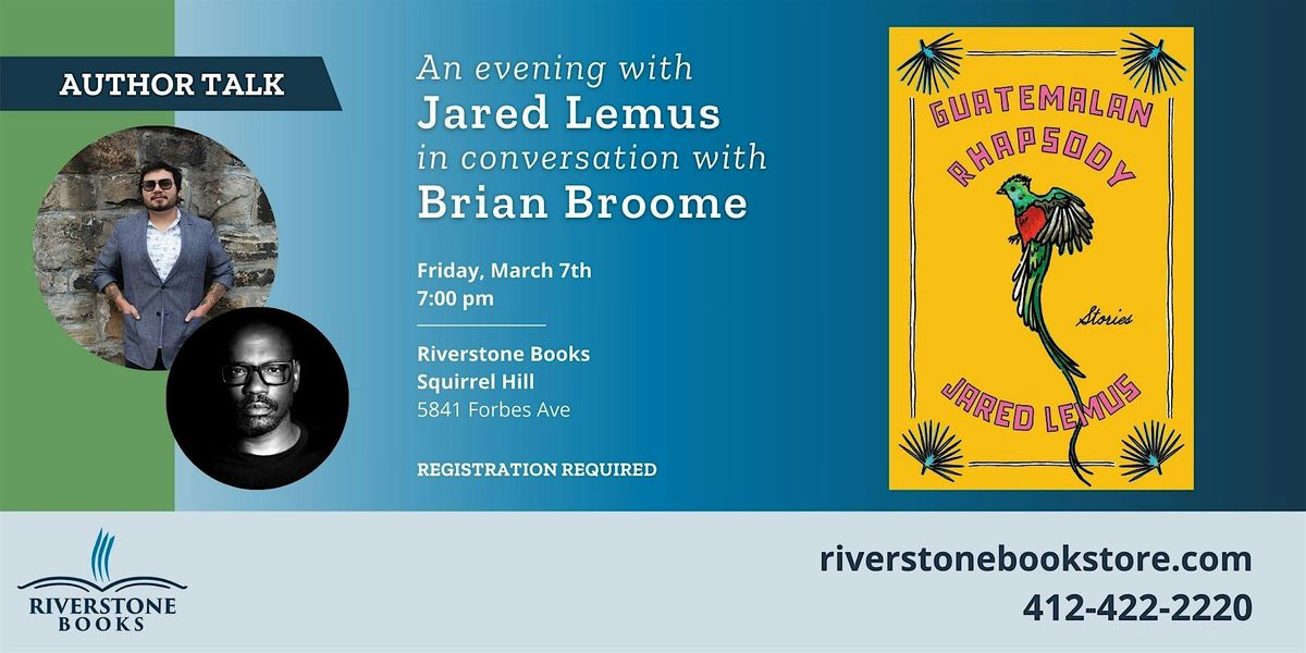 An Evening with Jared Lemus in Conversation with Brian Broome