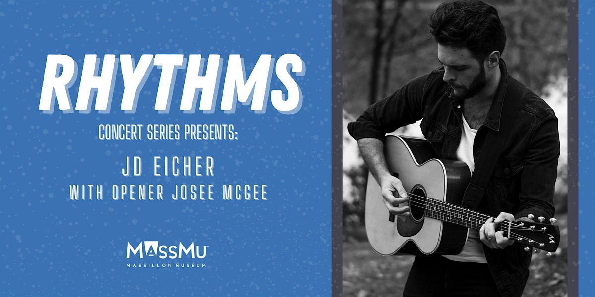 Rhythms Concert Series: JD Eicher with Opener Josee McGee