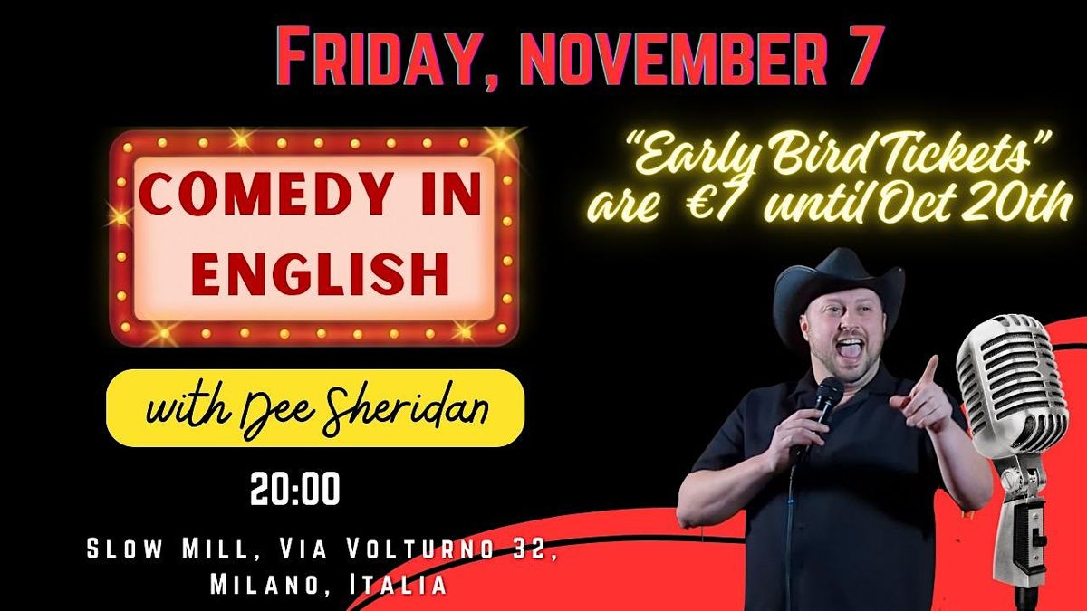 Stand-up Comedy in English with Dee Sheridan Live in Milan