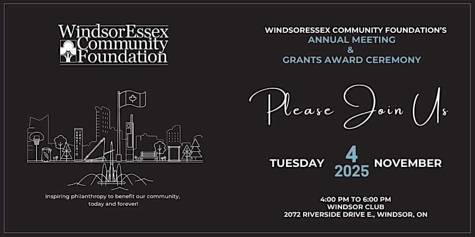 WindsorEssex Community Foundation 2025 Annual Meeting