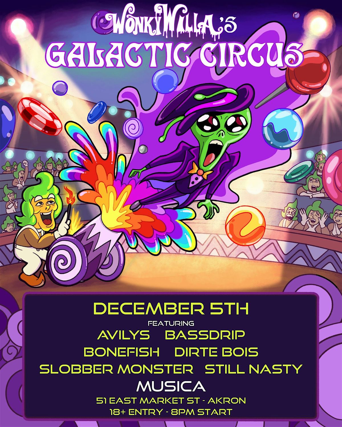 WONKYWILLA'S GALACTIC CIRCUS