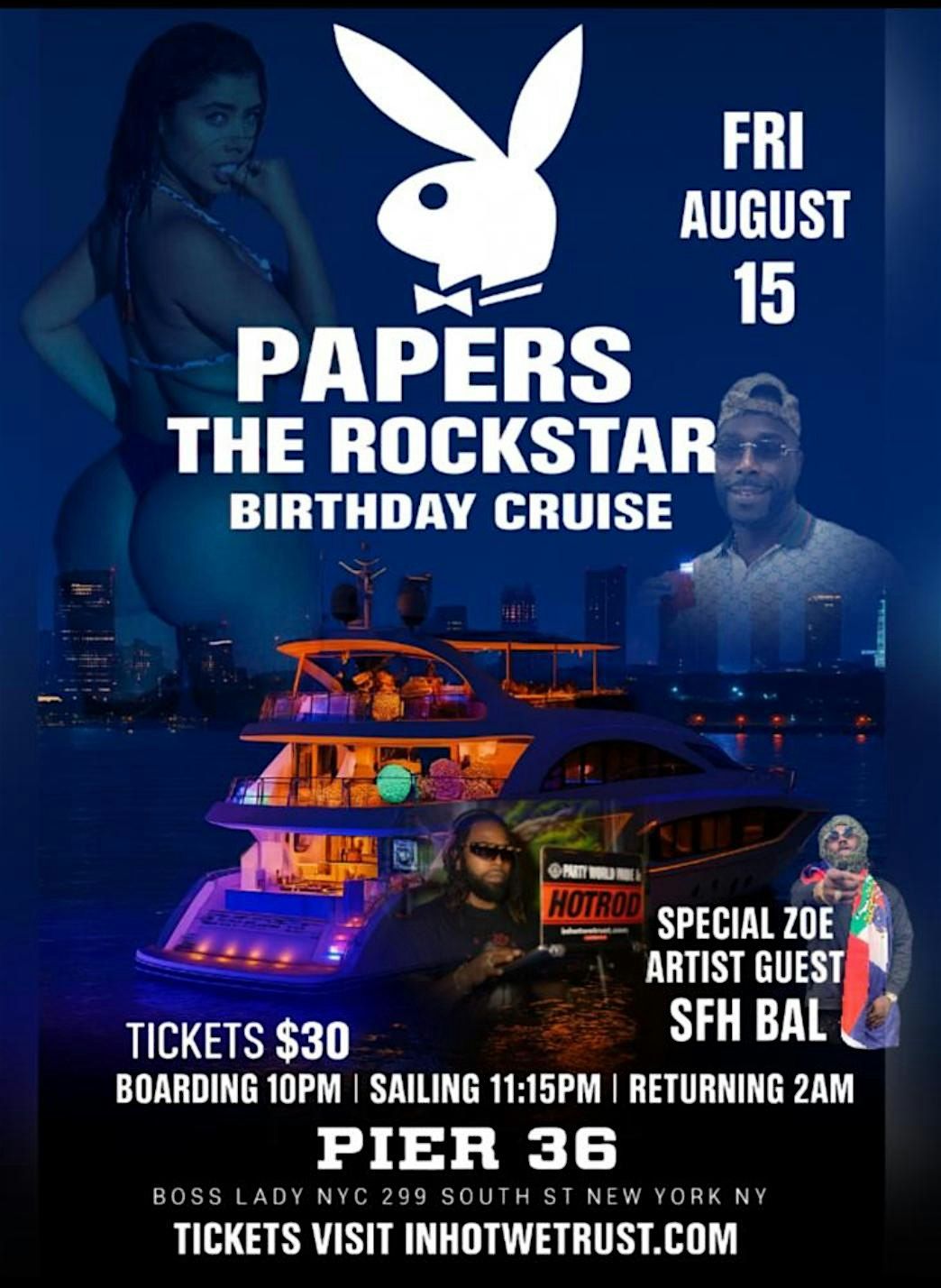 8\/15 Friday The Rockstar Cruise New York City