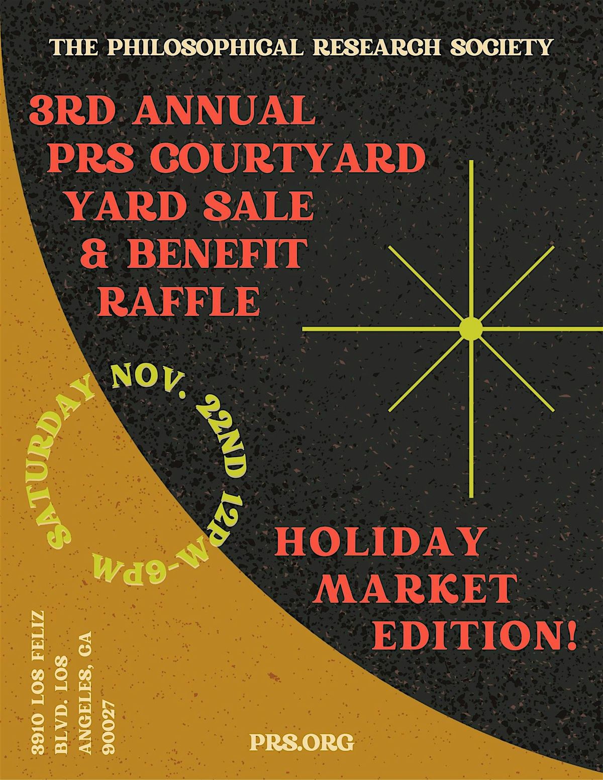THIRD ANNUAL PRS COURTYARD SALE & HOLIDAY MARKET!
