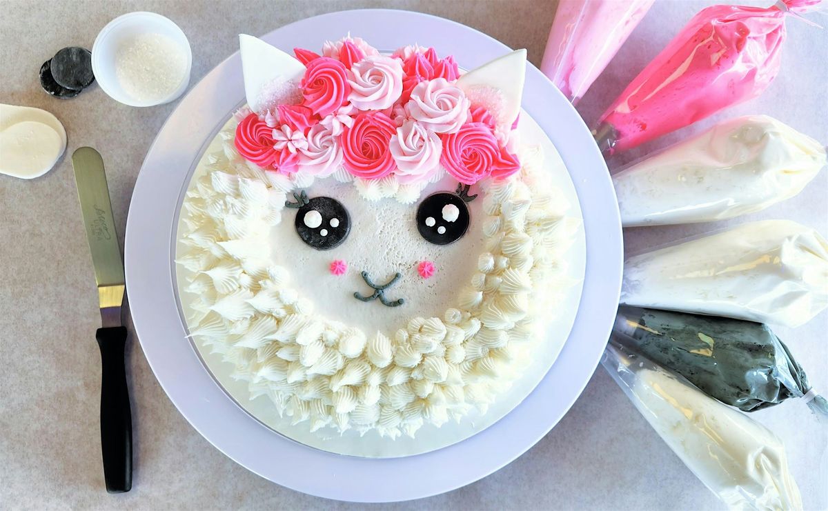 Lovey Llama Cake Class - Fayetteville