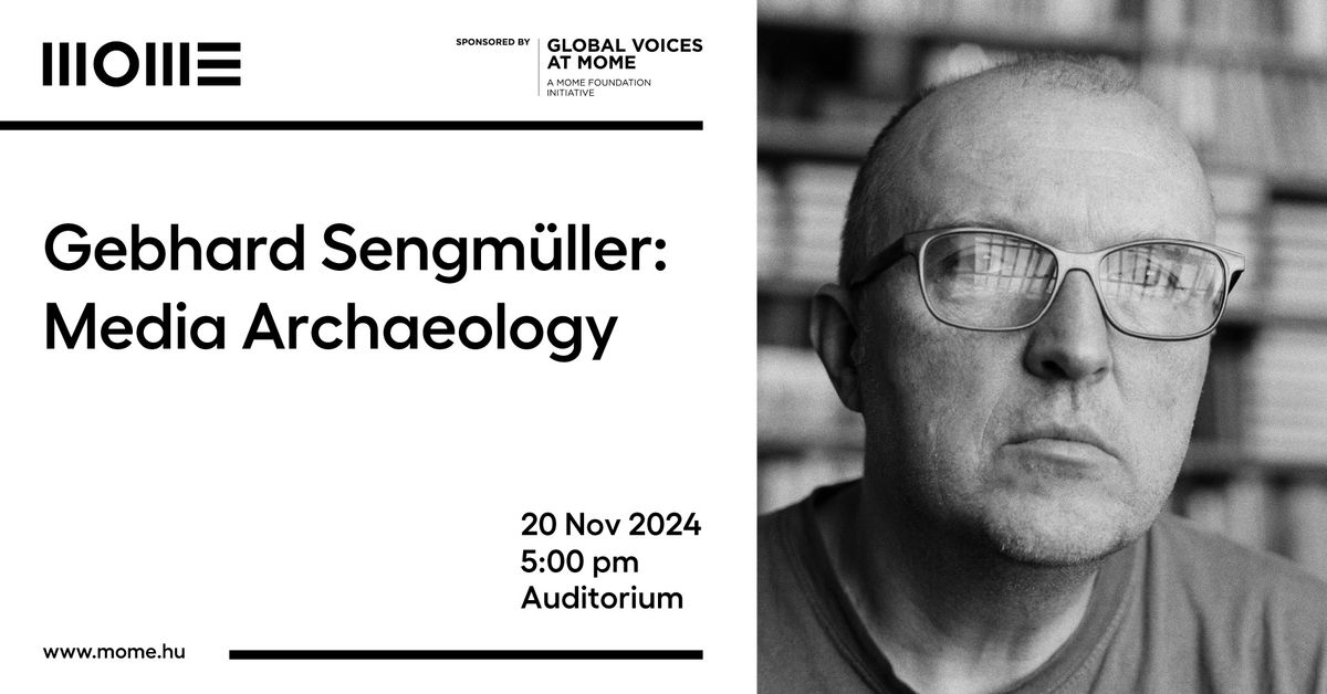 Gebhard Sengm\u00fcller - Media Archaeology lecture