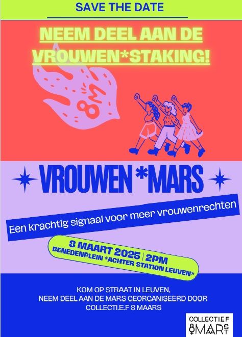 Manifestatie voor vrouwen*rechten!