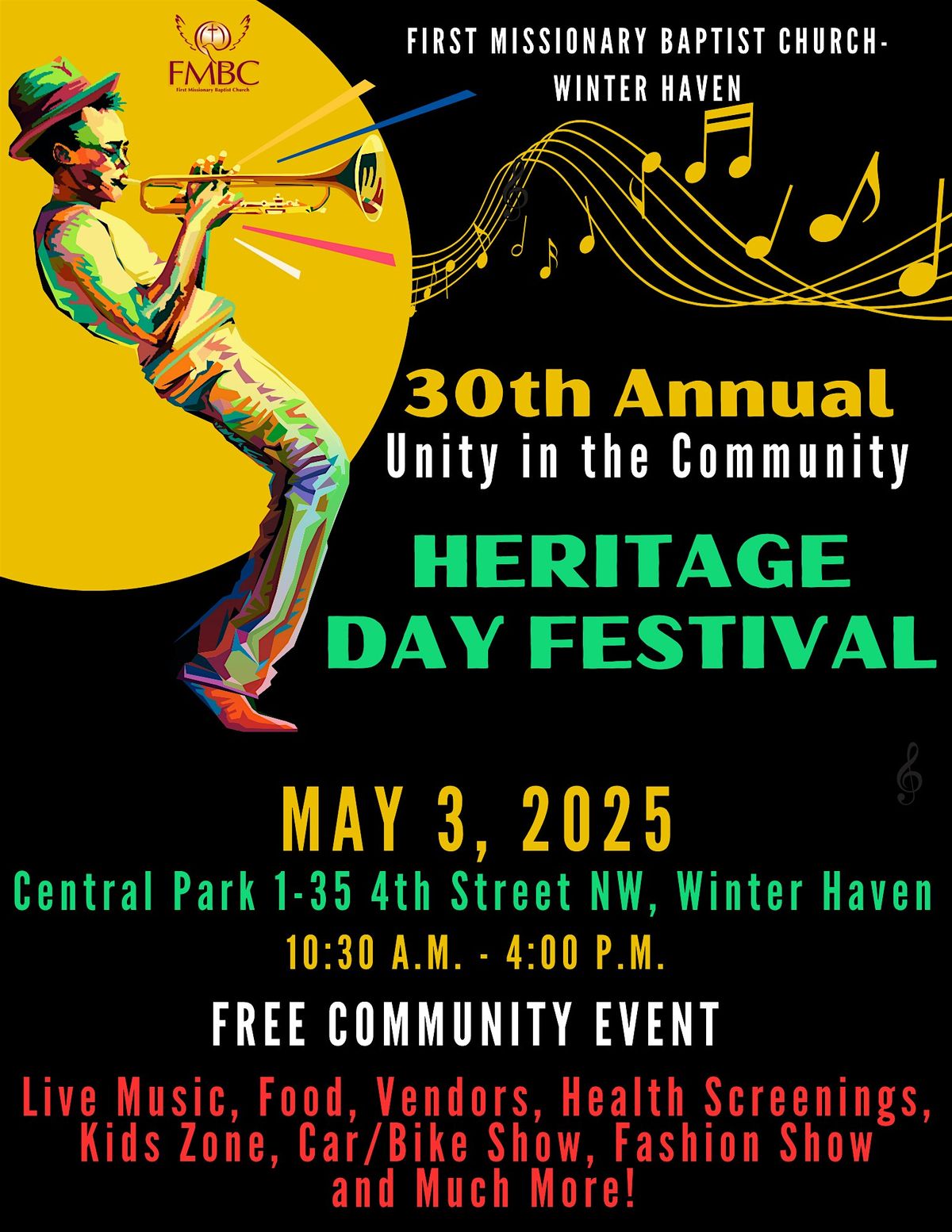 30th Annual Heritage Day Festival: Unity in the Community