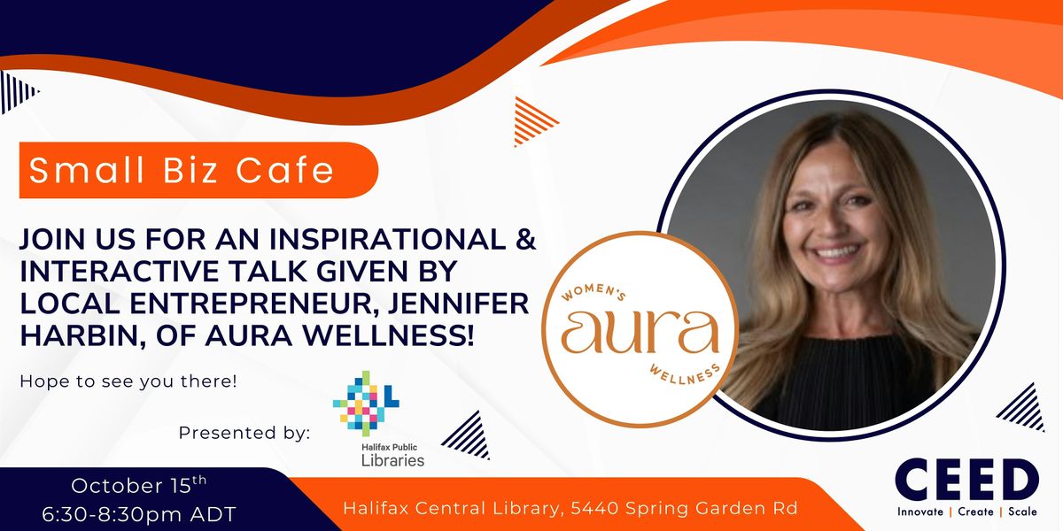 Small Business Cafe with Jennifer Harbin of Aura Wellness