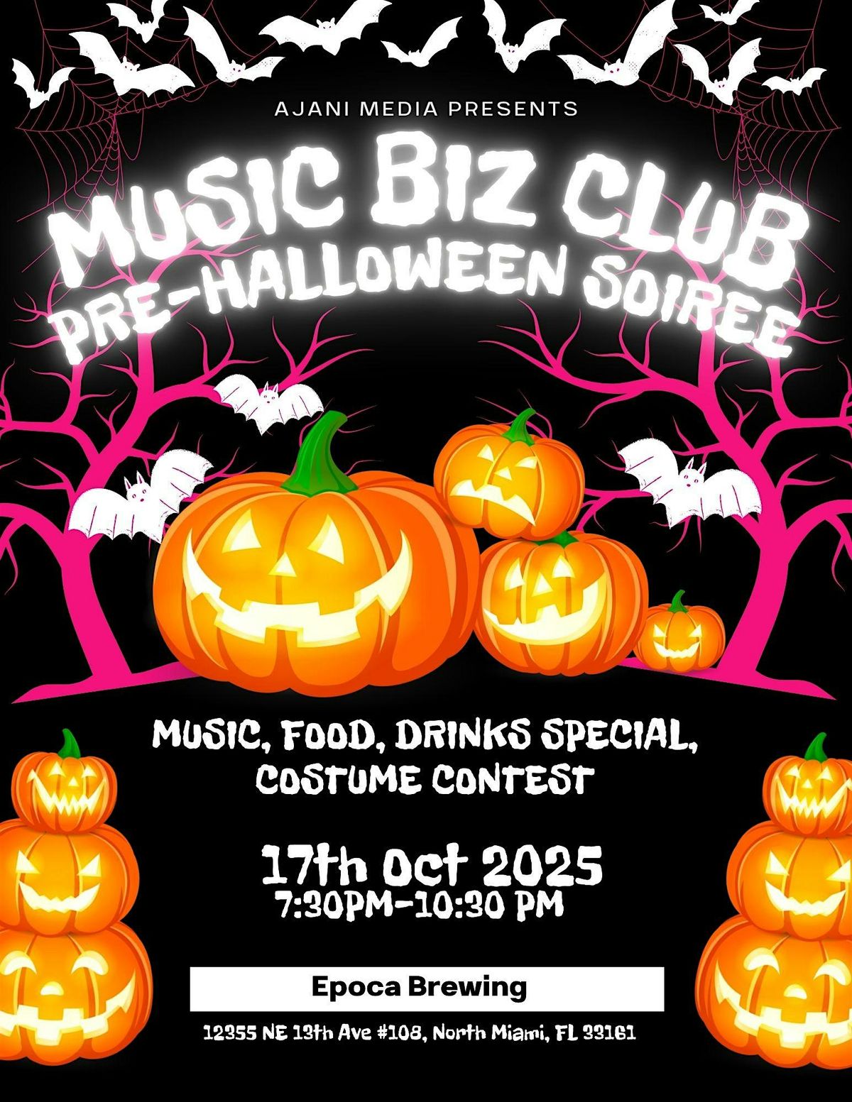Music Biz Club: Pre-Halloween Soiree