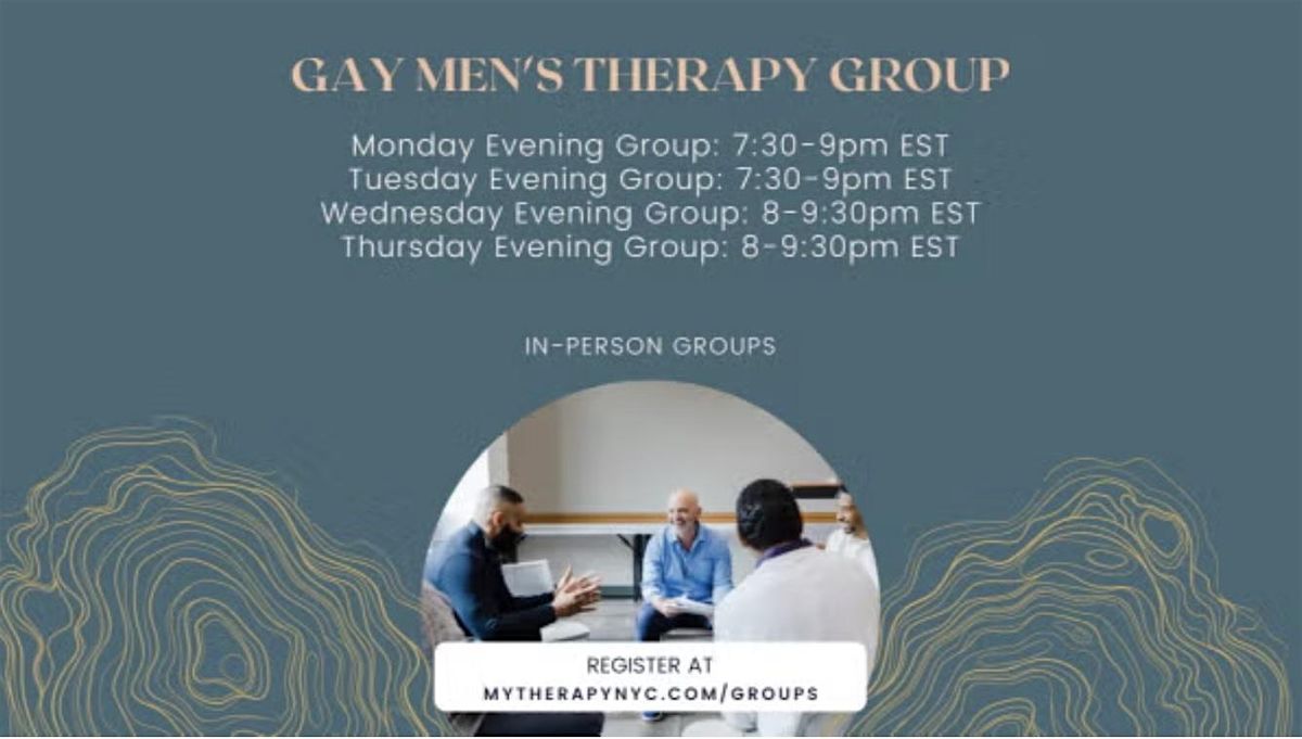Gay Men's Therapy Groups in NYC