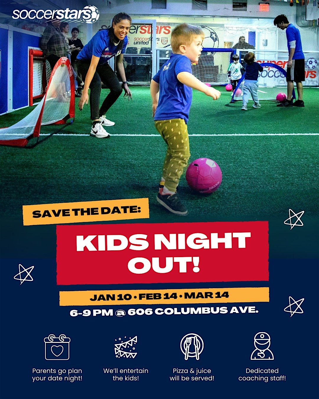 Kids Night Out presented by Soccer Stars