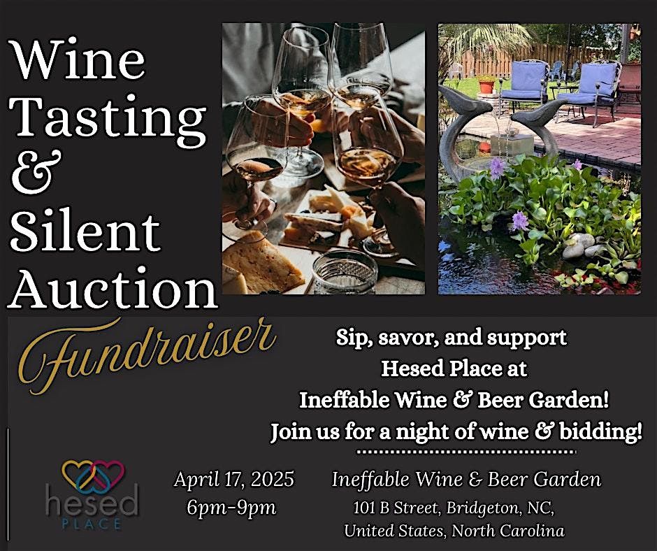 Hesed Place Wine Tasting and Silent Auction Fundraiser 2025