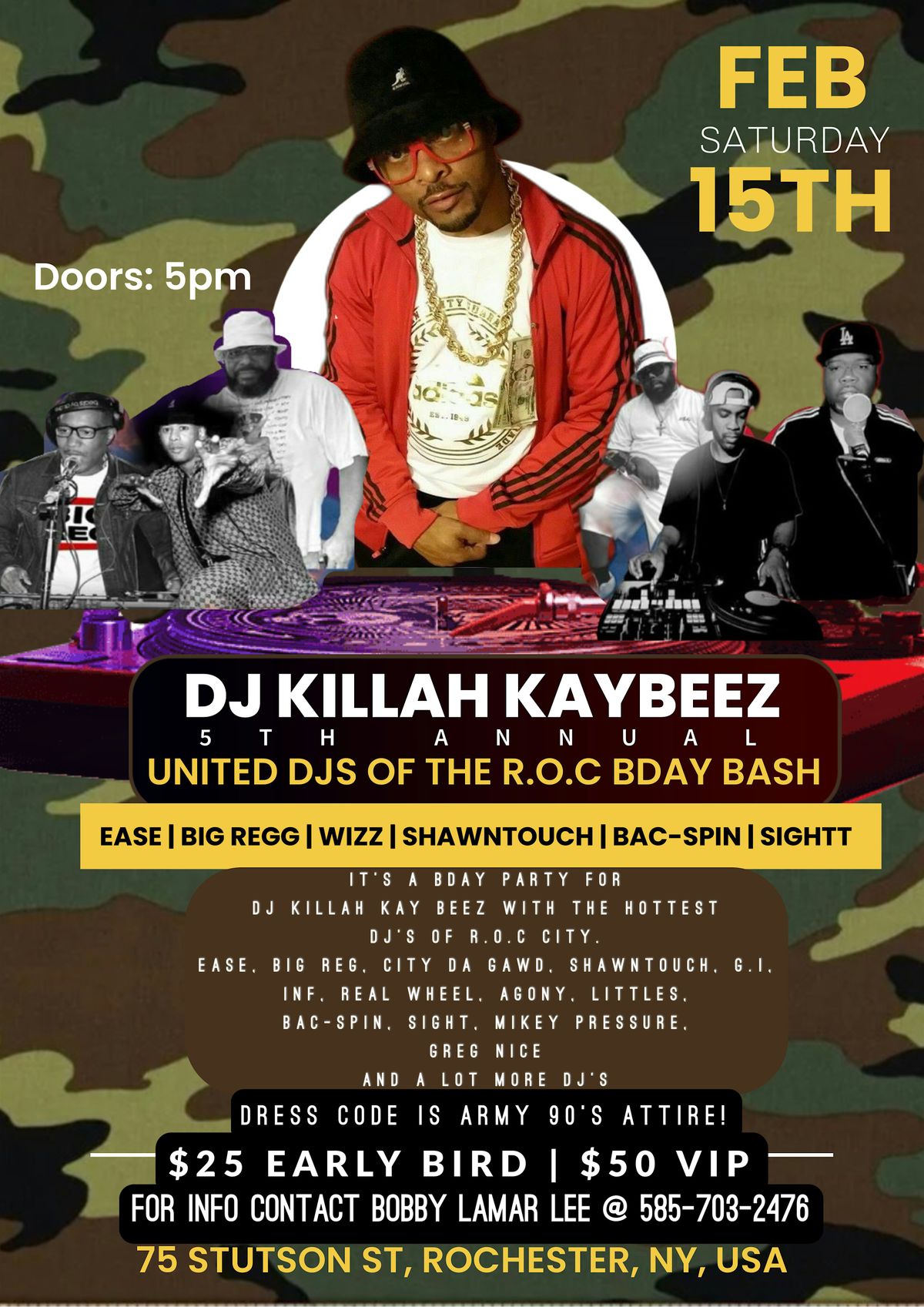 United DJ'S OF DA R.O.C.City\/KillahKayBeez B-DAYPARTY