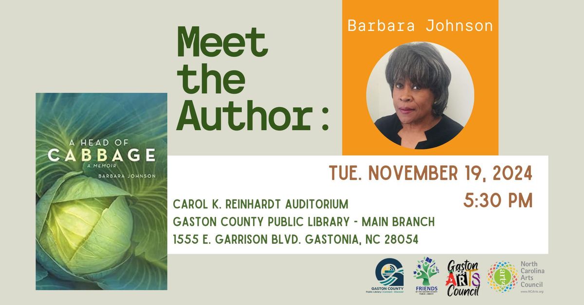 Meet the Author: Barbara Johnson