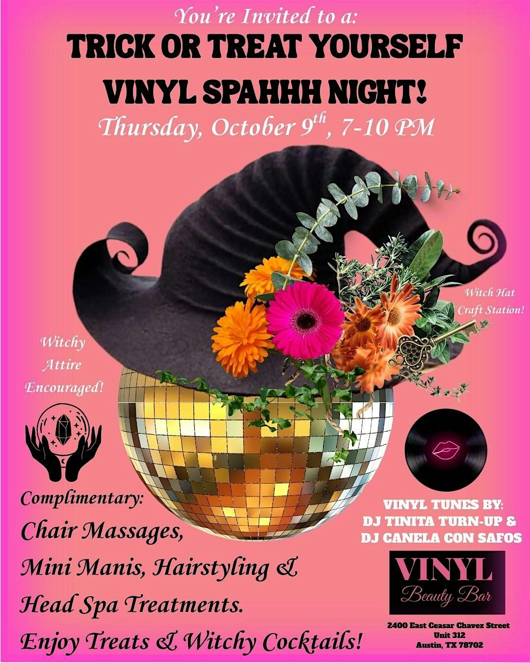 Trick or Treat Yourself VINYL Spahhh Night