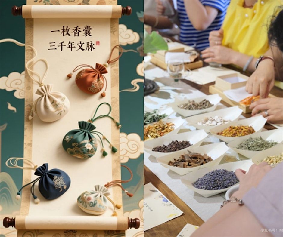 Craft Your Wellness: Traditional Chinese Herb Sachet Workshop for Holistic