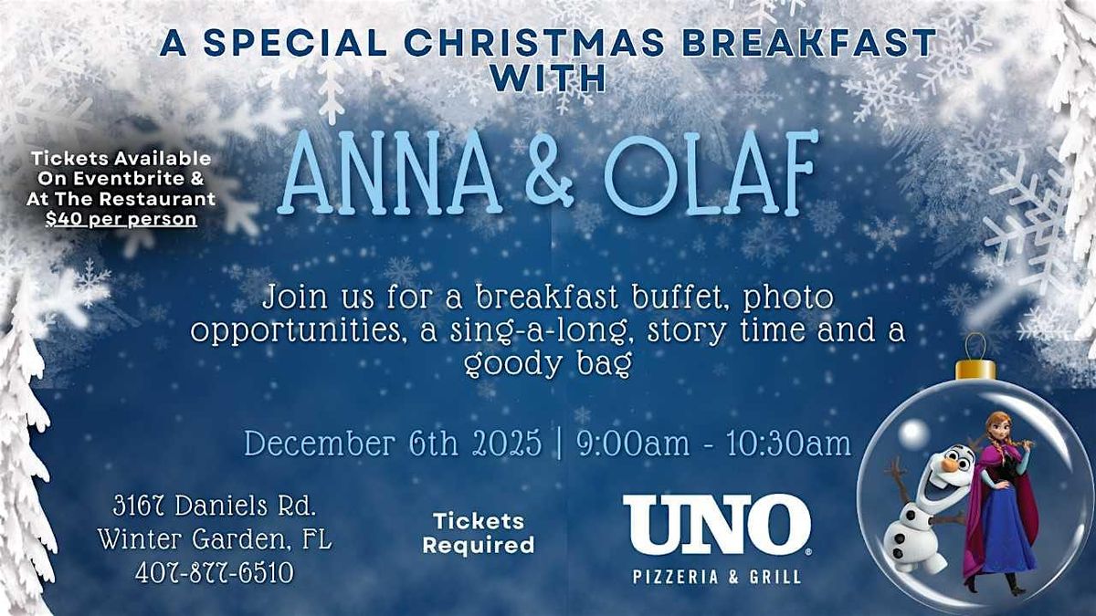 Christmas Breakfast with Anna and Olaf