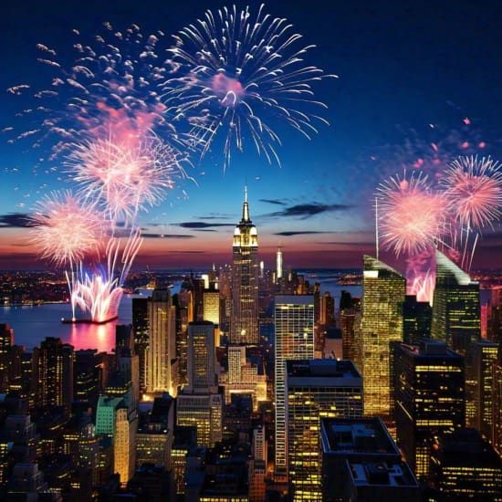 NYE 2025 at Unlisted Rooftop w\/ 4H Open Bar & Fireworks View