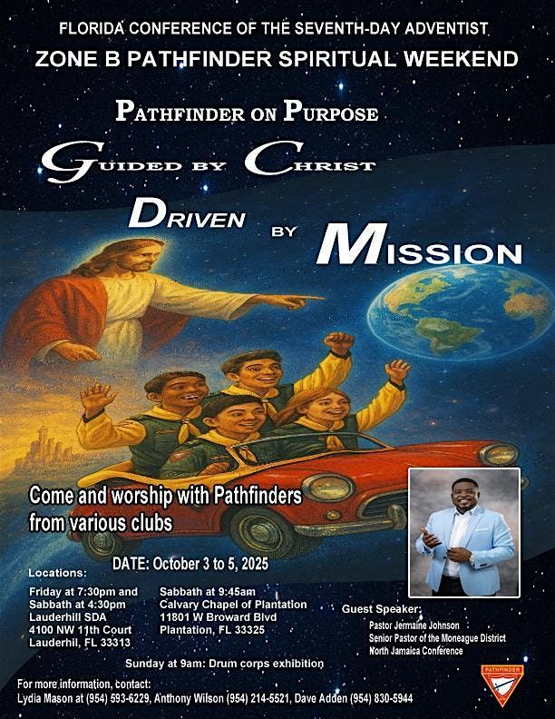 Zone B Pathfinder Spiritual Weekend