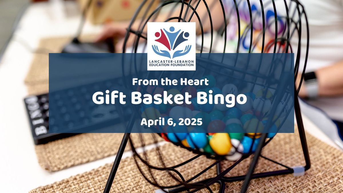 From the Heart Gift Basket Bingo