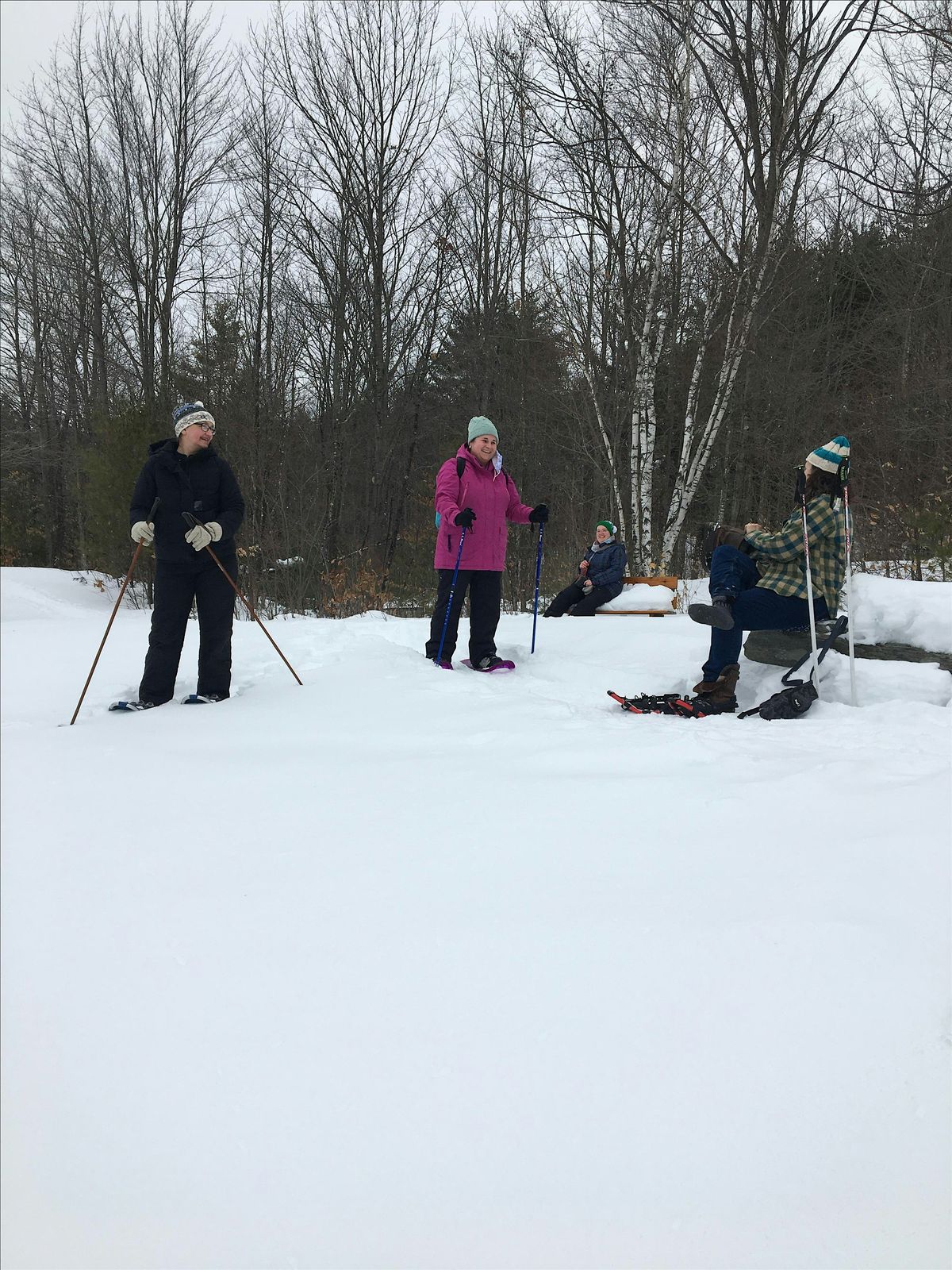 Snowshoe to the Flagpole - Bethel University VT