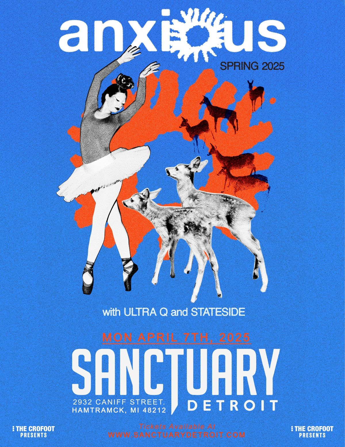 Anxious, Ultra Q, Stateside at The Sanctuary 4\/7\/25