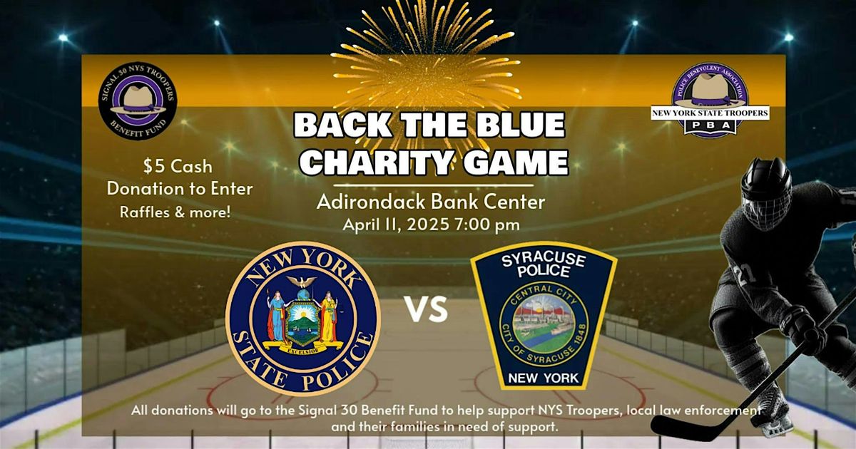 Back the Blue Charity Game