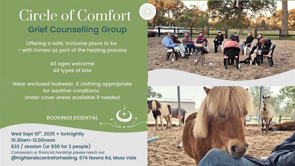 CIRCLE OF COMFORT ~ Grief Counselling Group