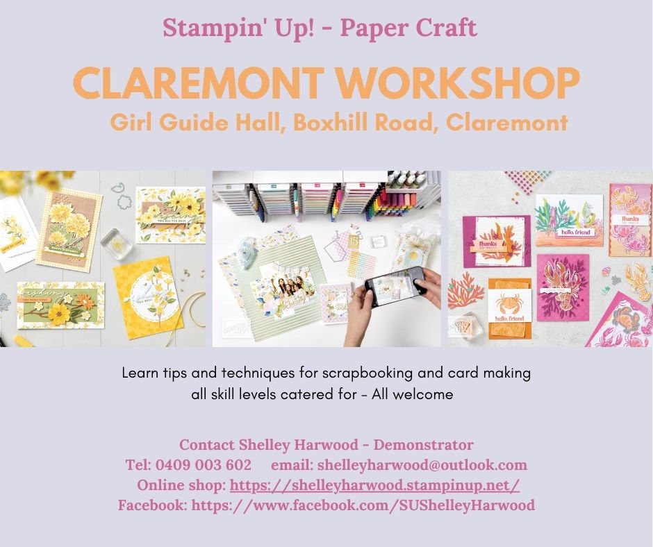 2025 April Claremont Paper Craft Workshop