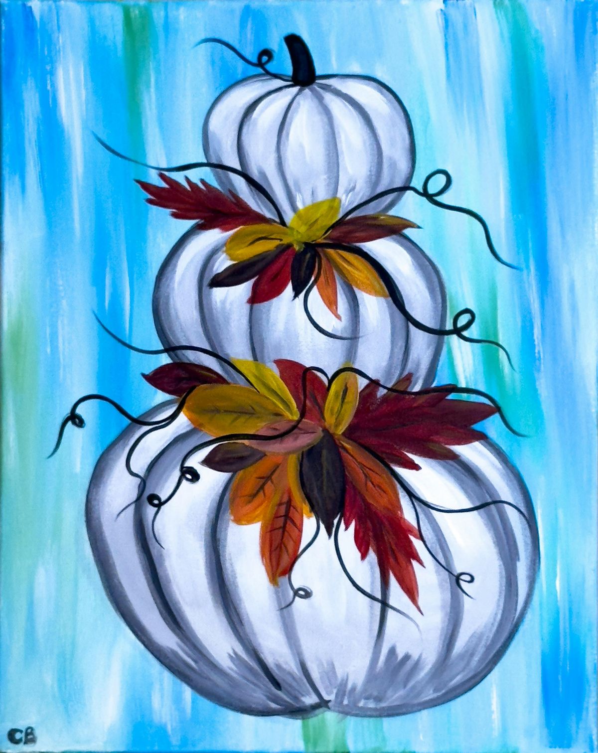 Toledo Paint & Sip Party \u2013 White Pumpkins