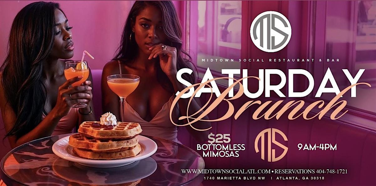 Midtown Social Saturday Brunch Party with Bottomless Mimosas