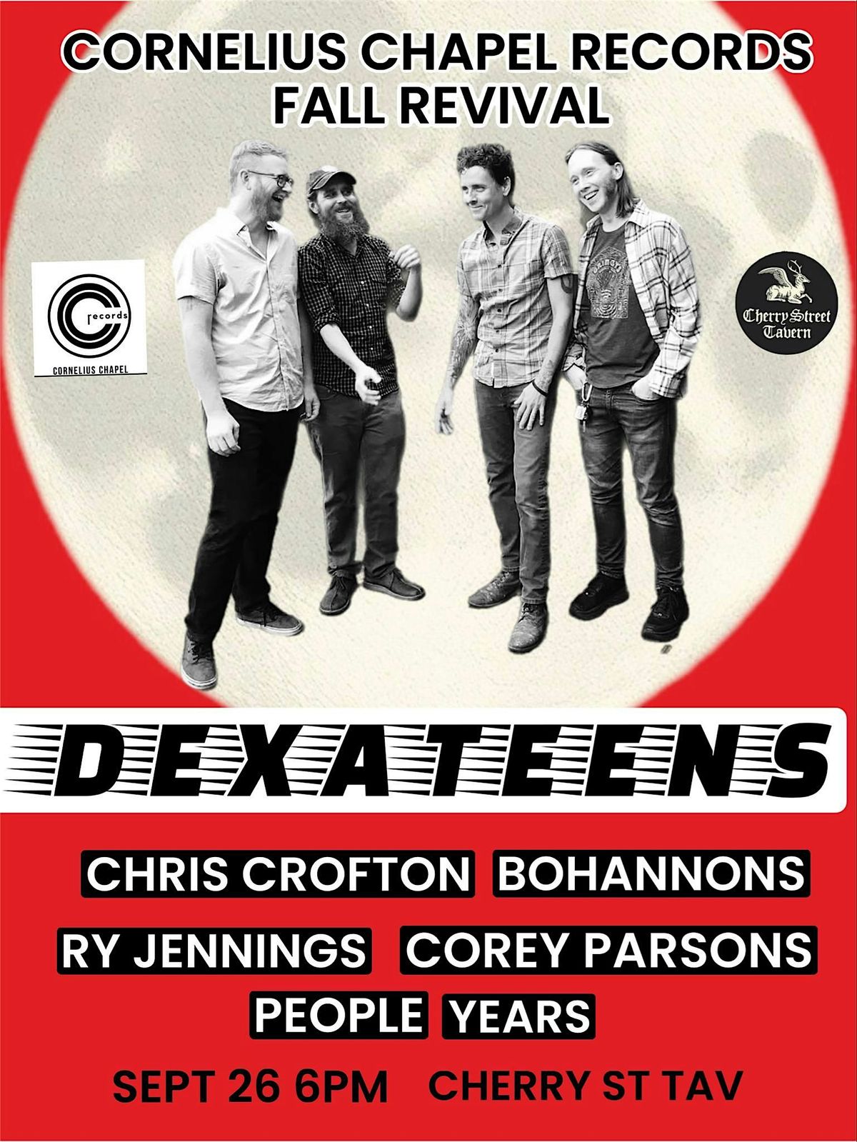 Dexateens, Chris Crofton, Bohannons, Ry Jennings, Corey Parsons, People Yea