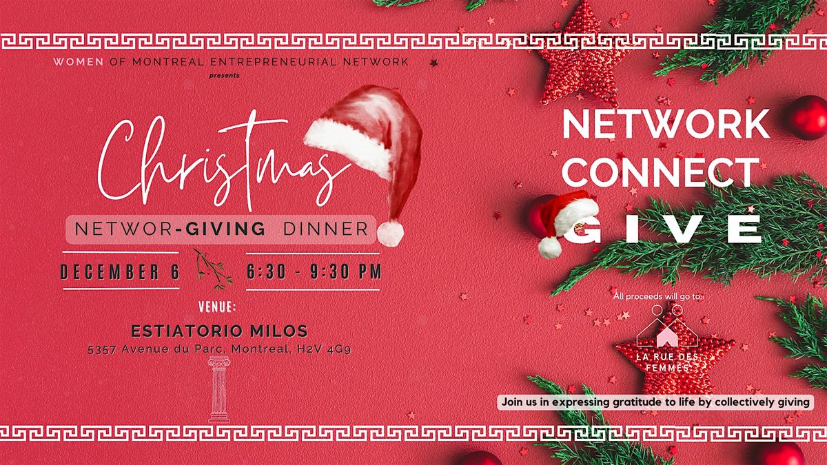 Christmas Networ-GIVING Dinner (Women only)