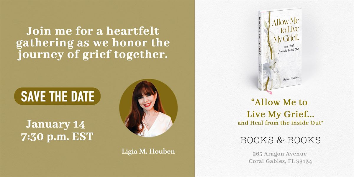 Book Presentation, Allow Me to  Live My Grief and Heal from the Inside Out