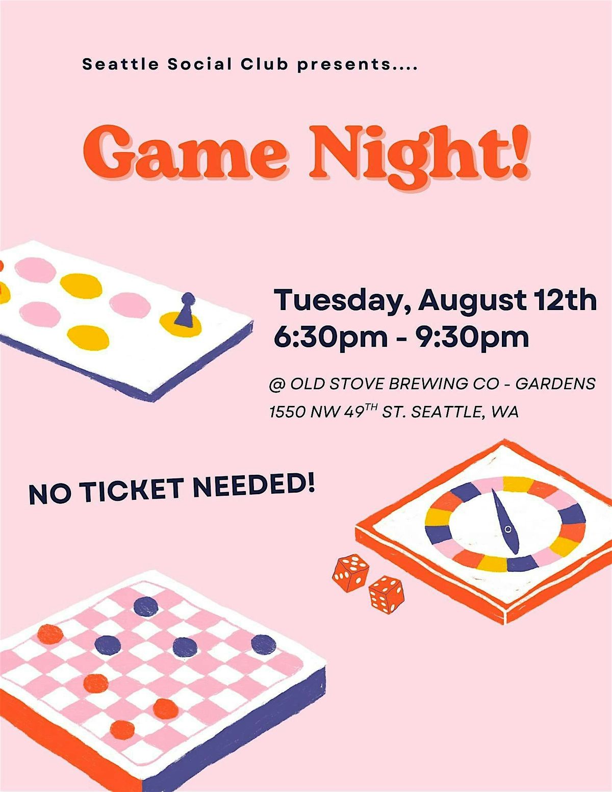 Board Game Night at Old Stove Gardens