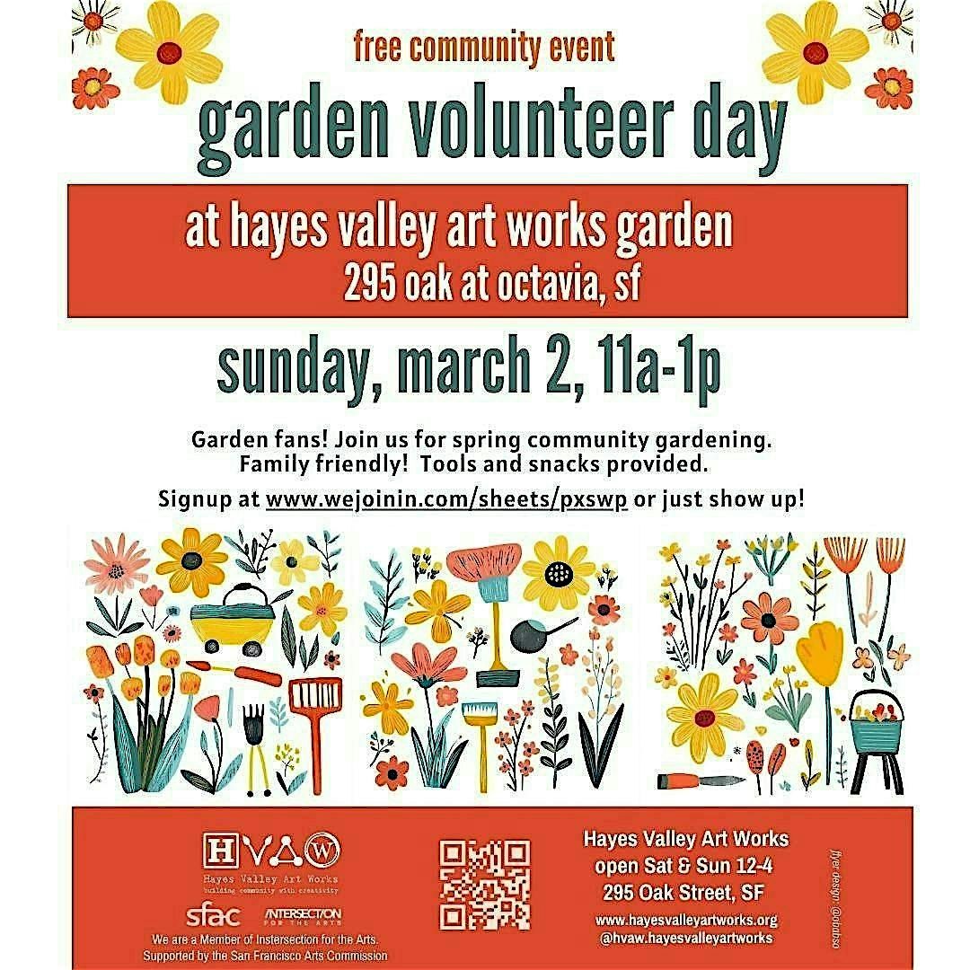 Garden Volunteer Day!  Free Community Event!