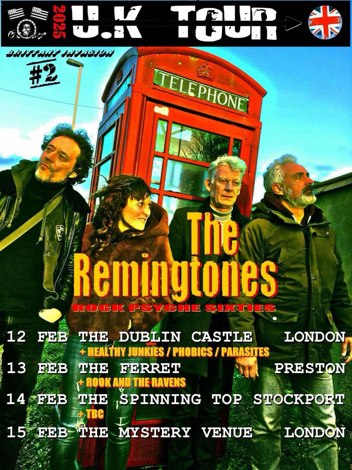 THE REMINGTONES (France) + THE FOLK DRAMA (Glasgow)