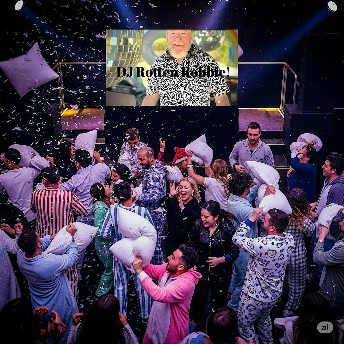 Pillow Fight! Onsie\/Pajama Dance Party!