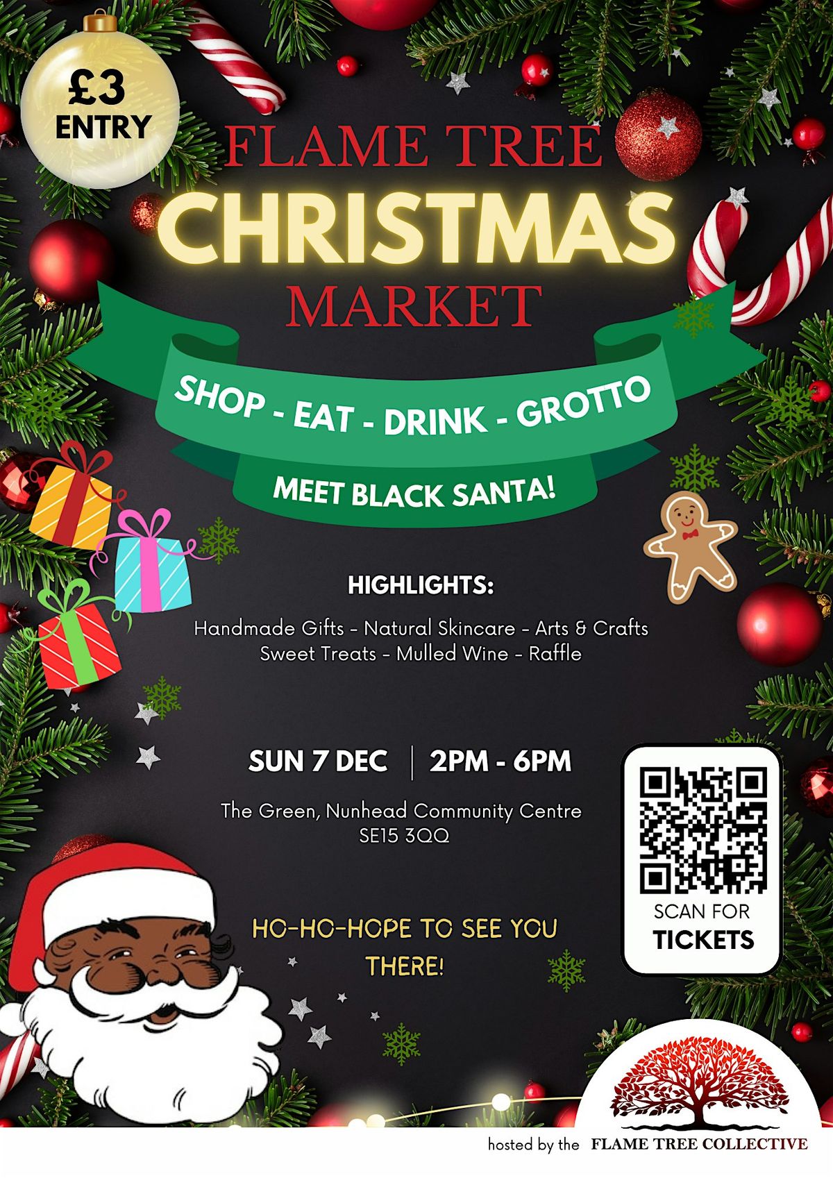 Flame Tree Christmas Market & Grotto